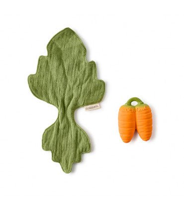 Oli & Carol Mini Doudou Teether - Cathy the Carrot (Min. of 2 PK, multiples of 2 PK) - MAIGHAN DISTRIBUTION CANADA