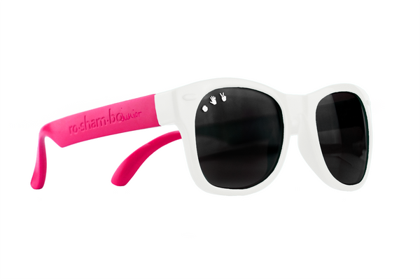 Ro Sham Bo Rainbow Brite Pink & White Shades (Min. of 2 Per Color/Style, multiples of 2)