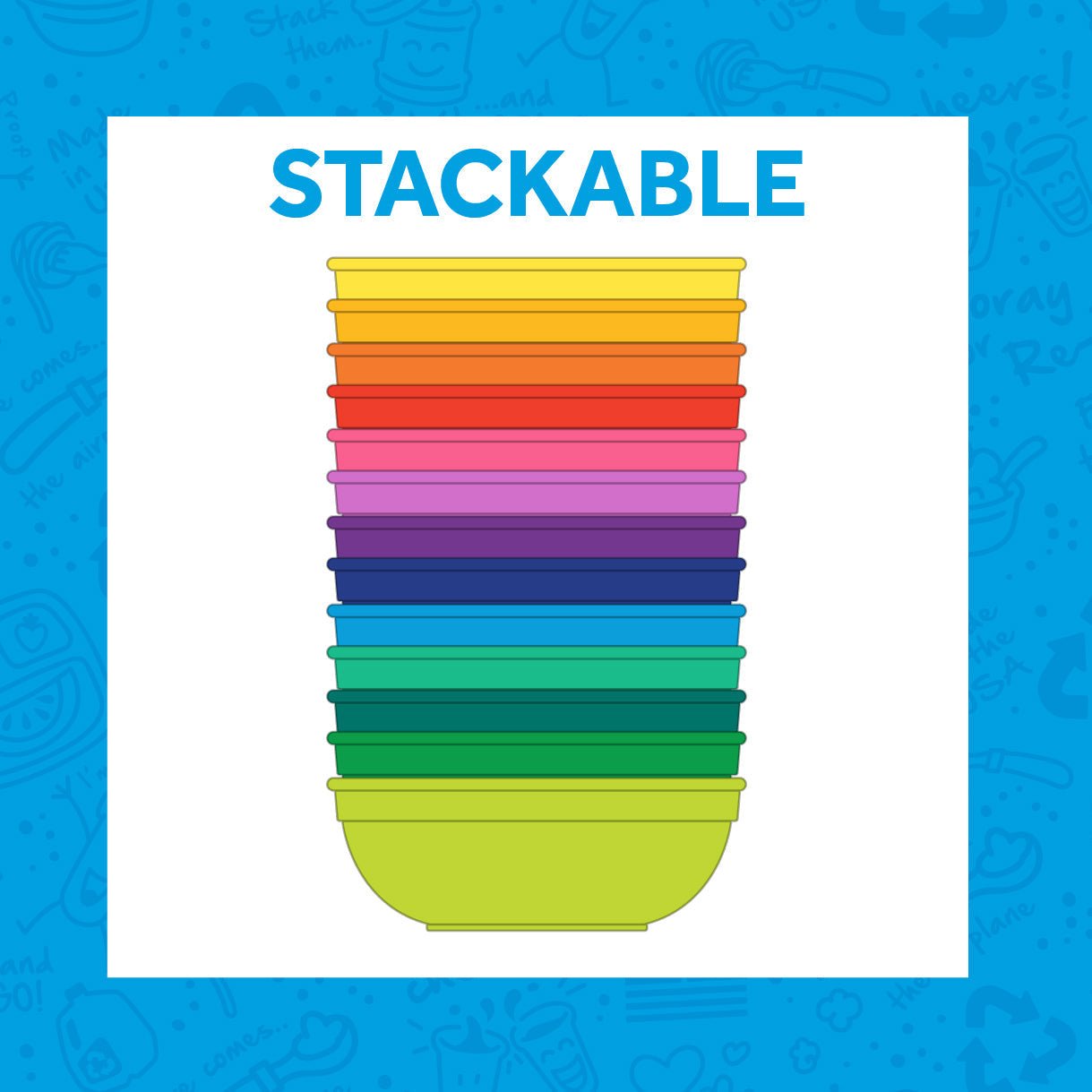 Re - Play 20 oz. Bowl - Lime (Min. of 2 PK, Multiples of 2 PK) - MAIGHAN DISTRIBUTION CANADA