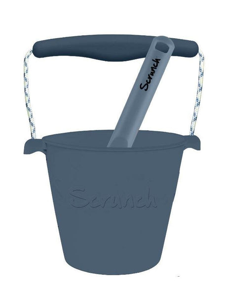 Scrunch Bucket and Spade Steel Blue (Min. of 2, multiples of 2)
