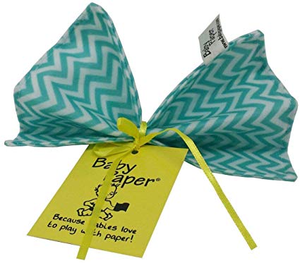 Turquoise Zig Zag Baby Paper (Min. of 6) - MAIGHAN DISTRIBUTION CANADA