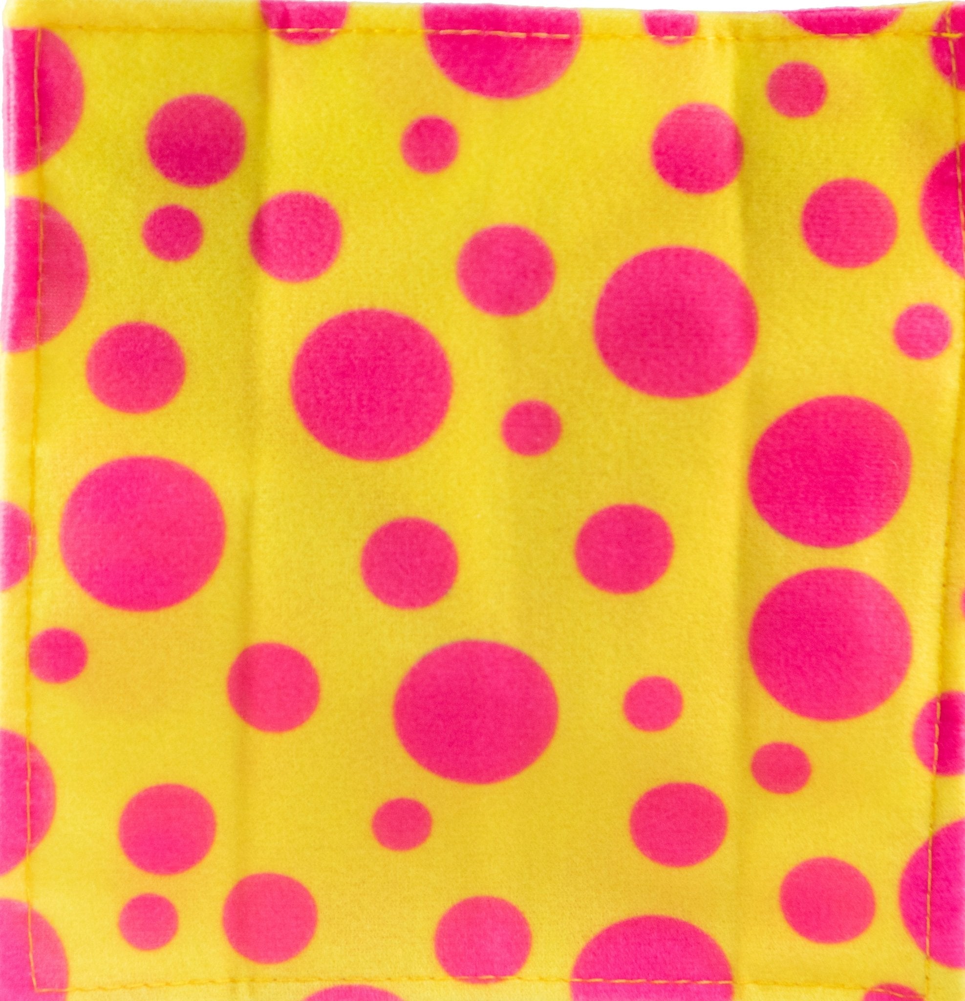 Yellow With Pink Dots Baby Paper (Min. of 6, multiples of 6) - MAIGHAN DISTRIBUTION CANADA